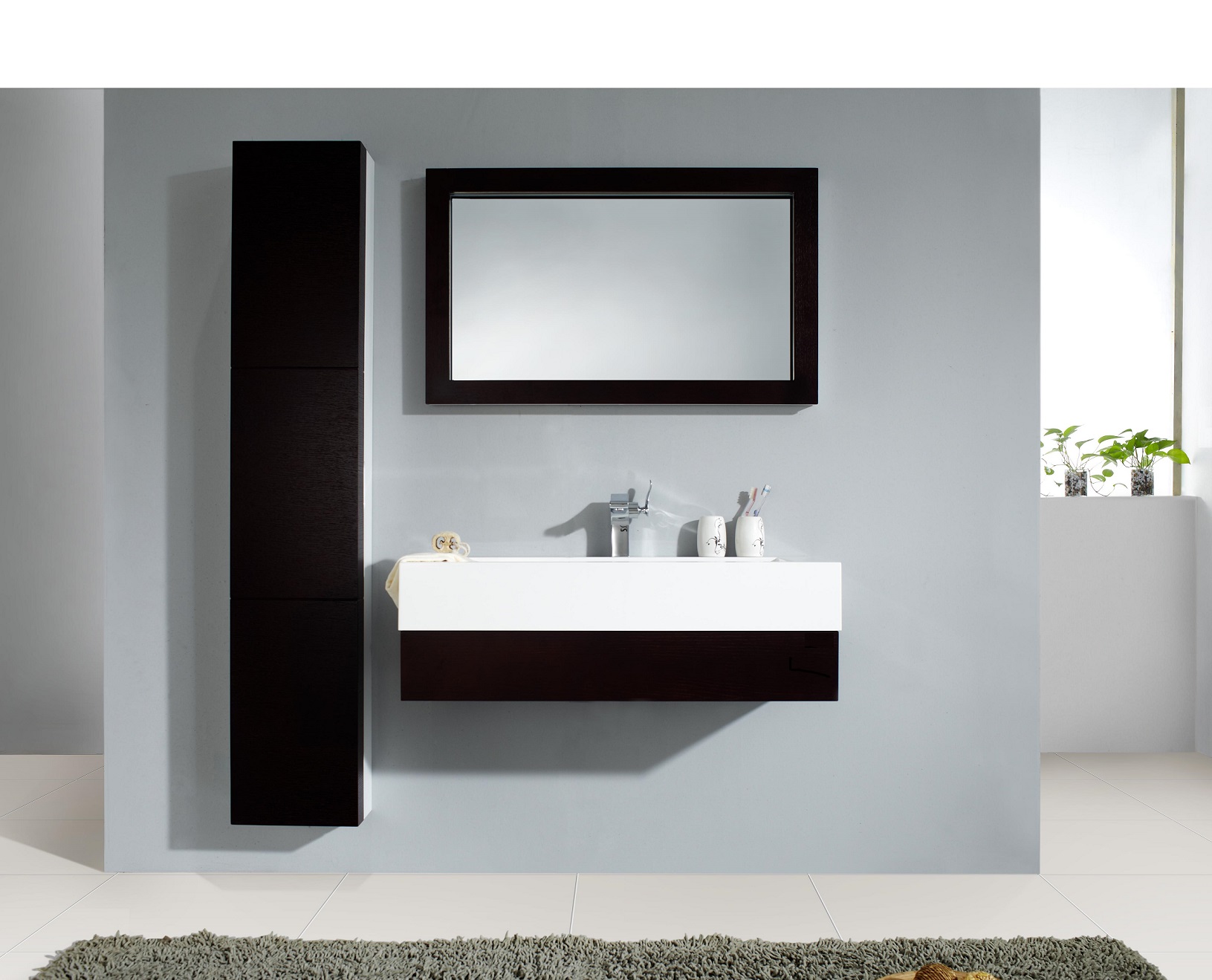 Modern deals bathroom vanities